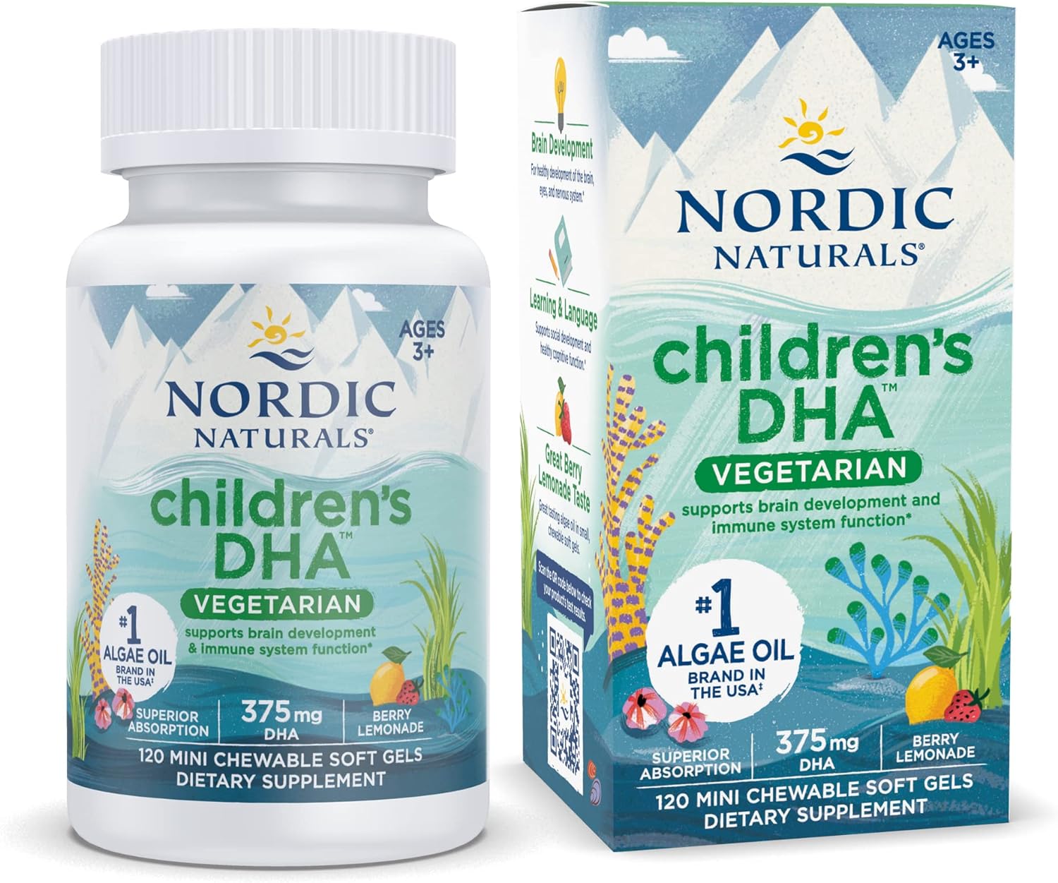 Nordic Naturals Children's DHA Vegetarian - Kids DHA Omega-3 Supplemen