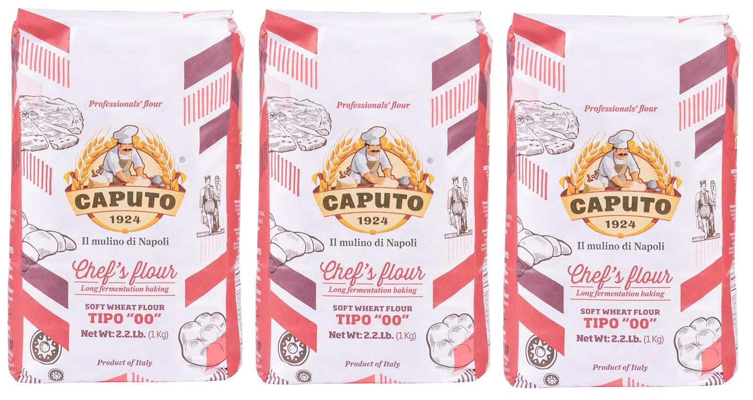 Antico Molino Napoli Antimo Caputo '00' Flour 2.2 Lb (Pack Of 3)