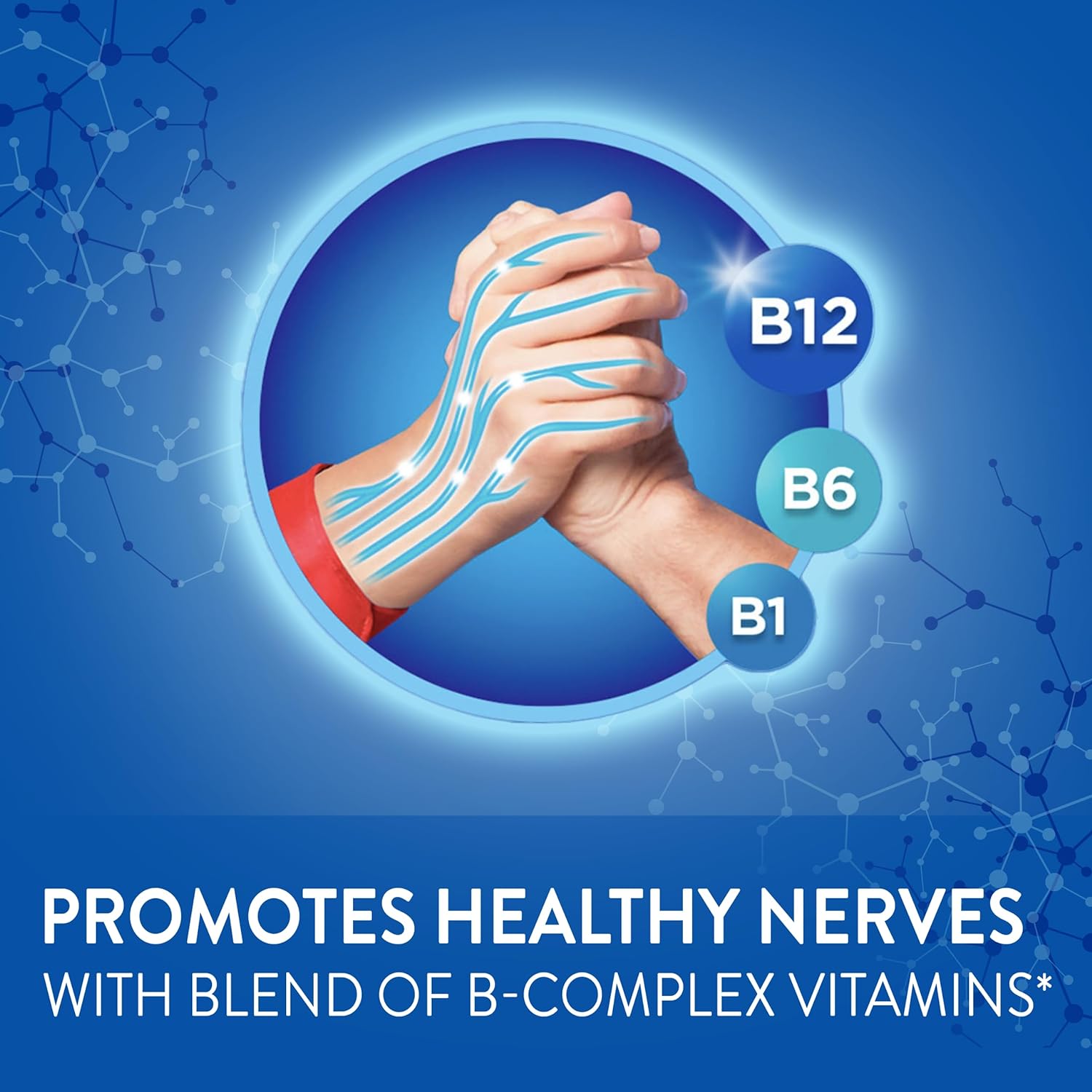 Nervive Nerve Health, with Alpha Lipoic Acid, to Fortify Nerve Health and Support Healthy Nerve Function in Fingers, Hands, Toes, & Feet*, ALA, Vitamins B12, B6, & B1, 30 Daily Tablets : Health & Household