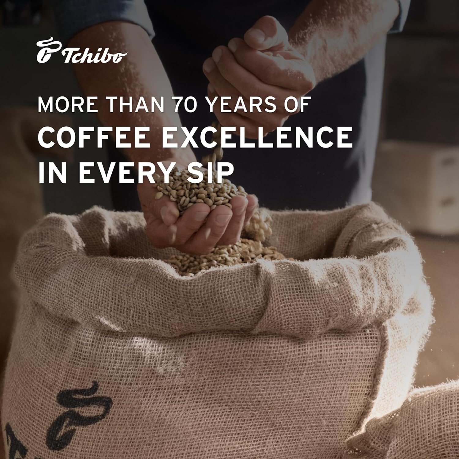 Tchibo Whole Bean Coffee – Feine Milde – Light Roast Arabica Beans For A Smooth And Aromatic European Style Coffee – Intensity 2/6, Acidity 3/6, Roast Level 2/6 – 2X 17.6 Oz - Pack Of 2