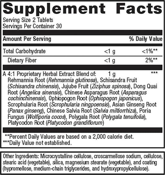 Metagenics Serenagen - Herbal Stress Support* - Herbal Supplements For Stress Management* - With Ginseng - Non-Gmo & Gluten Free - 60 Tablets