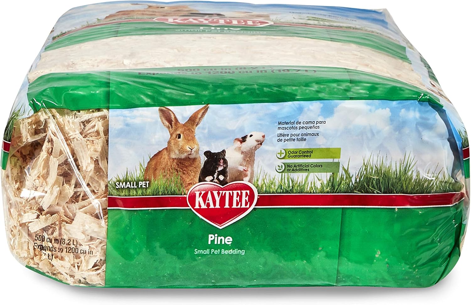 Kaytee Small Animal Pine Bedding For Pet Guinea Pigs, Rabbits, Hamsters, Gerbils, and Chinchillas, 19.7 Liter : Pet Habitat Bedding : Pet Supplies