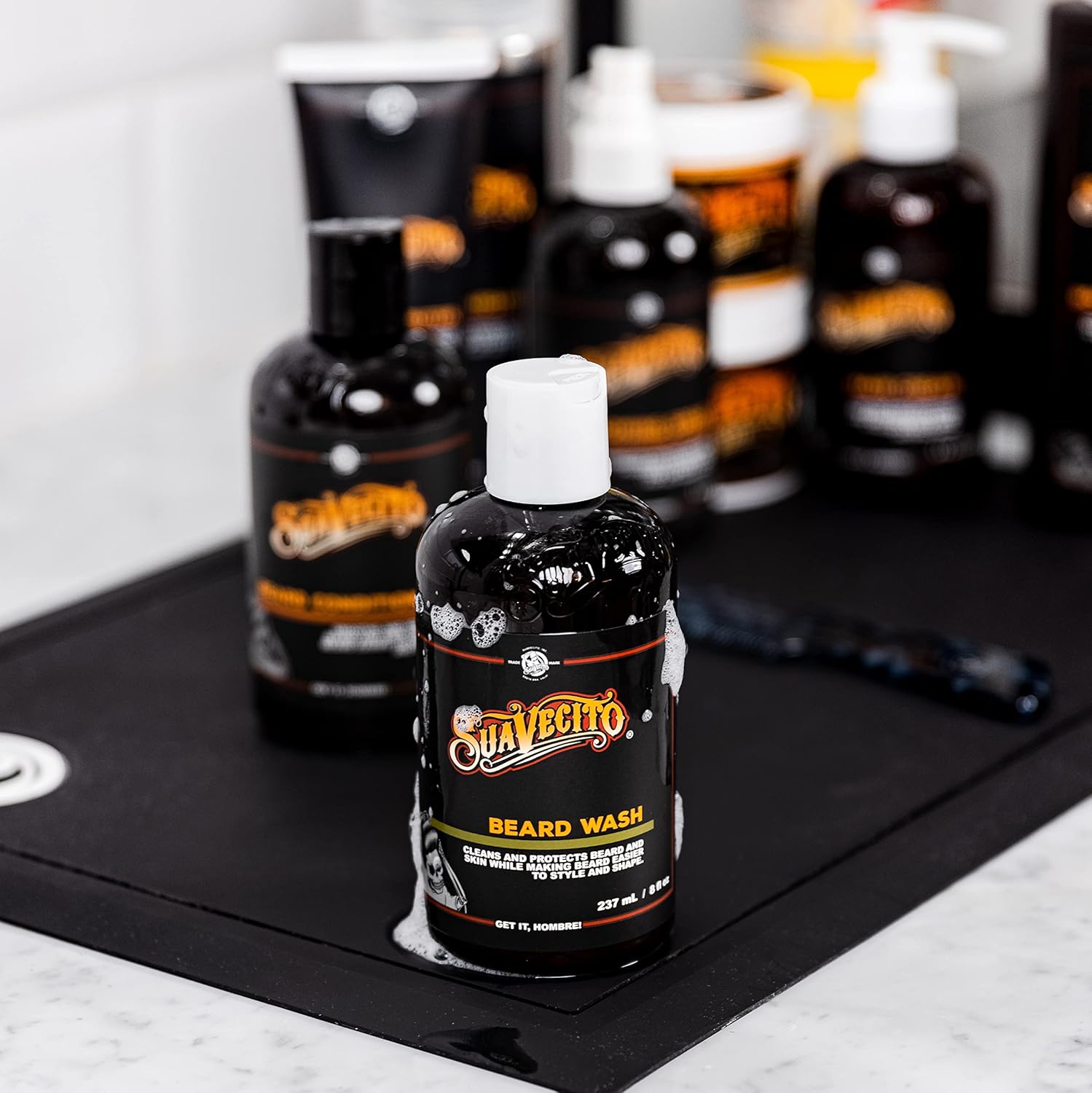Suavecito Beard Wash Cleansing And Styling Beard Face Wash For Men (8 Ounce.) : Beauty & Personal Care