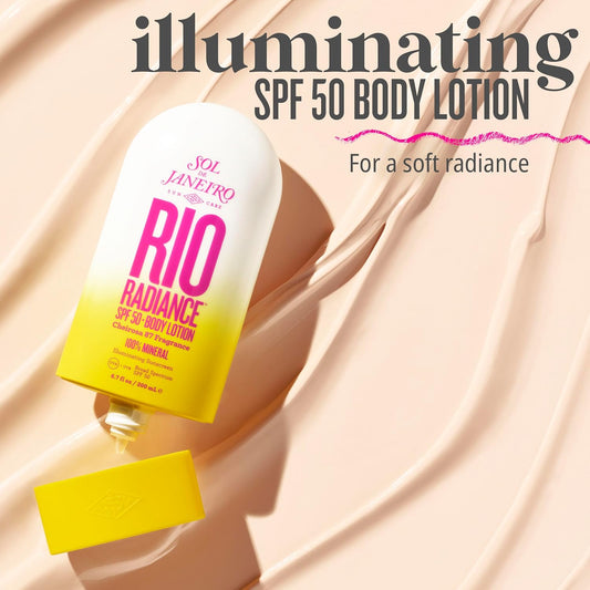 Sol De Janeiro Rio Radiance Body Lotion 100% Mineral Uva/Uvb Broad Spectrum Spf 50