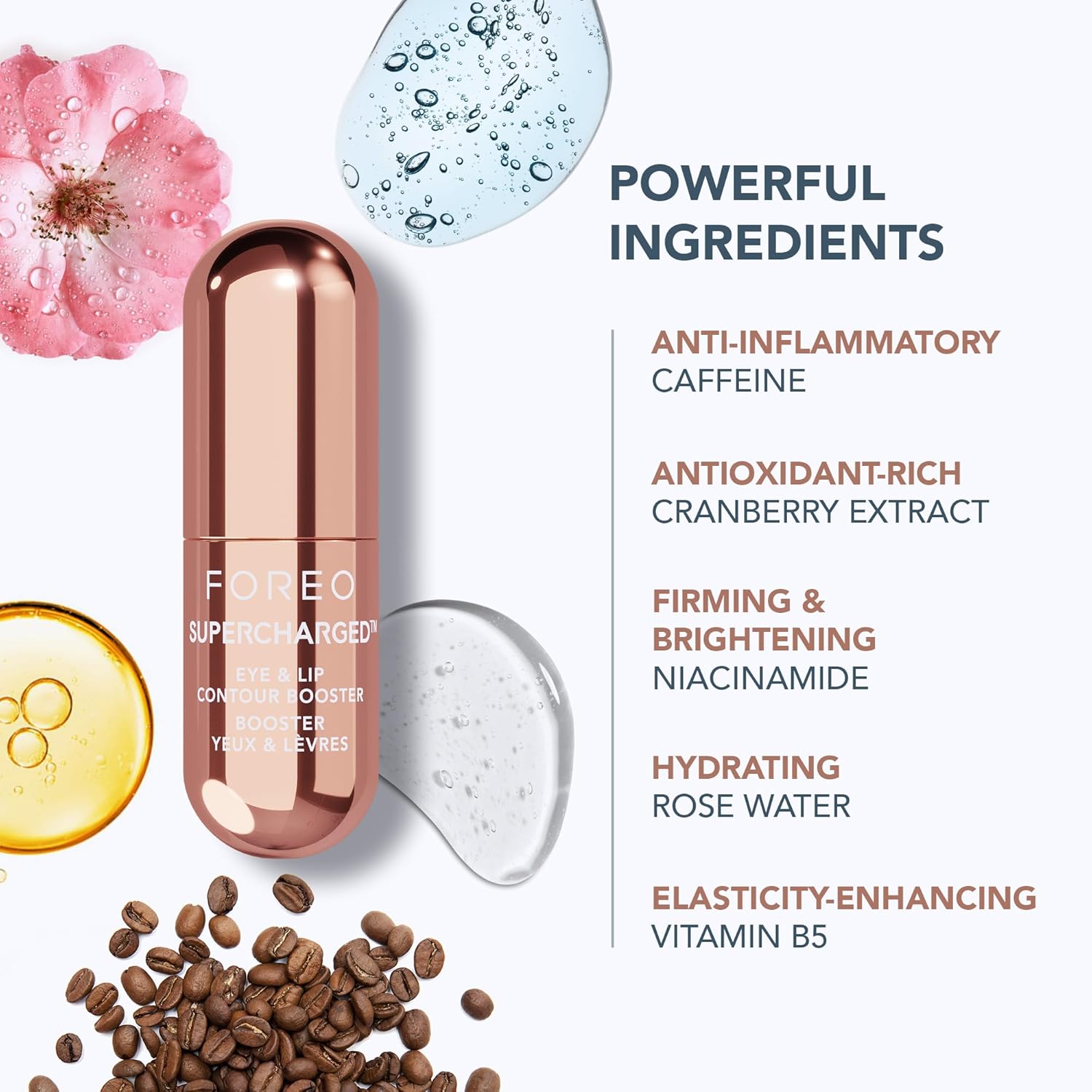 FOREO A Wink 'n' a Smile Bundle - BEAR 2 eyes & lips Microcurrent Smoothing Device + FOREO SUPERCHARGED Eye & Lip Contour Booster Serum 3x3.5ml - Dark Circles Under Eye Treatment & Lip Plumper Device : Amazon.co.uk: Beauty