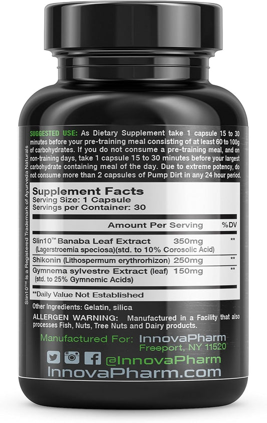 Innovapharm Pump Dirt - 30 Capsules