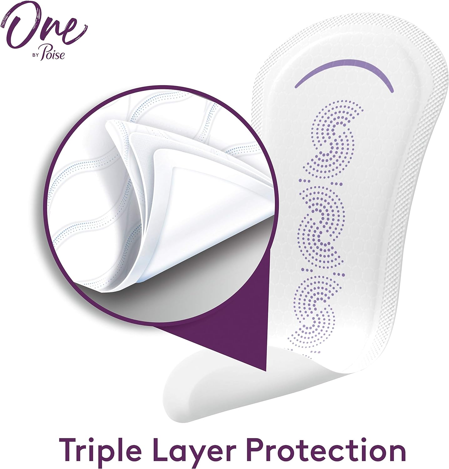 Poise Panty Liners (2-in-1 Period & Bladder Leakage Daily Liner), Long, Extra Coverage for Period Flow, Very Light Absorbency for Bladder Leaks, 50 Count