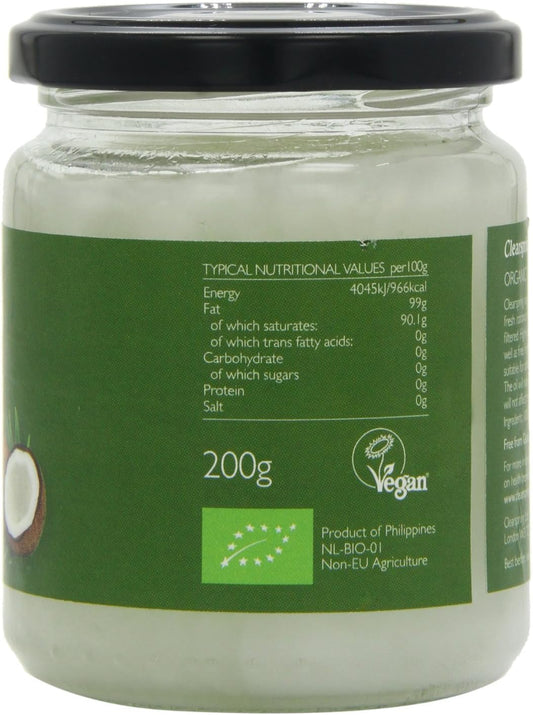 Clearspring Organic Coconut Oil (Unrefined & Raw) 400G