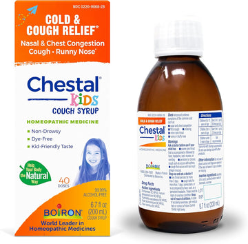 Boiron Chestal Children'S Cold And Cough Syrup For Nasal And Chest Congestion, Runny Nose, And Sore Throat Relief - 6.7 Fl Oz