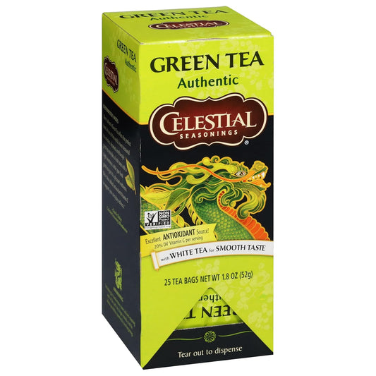 Celestial Seasonings Authentic Green Tea 25 Tea Bags
