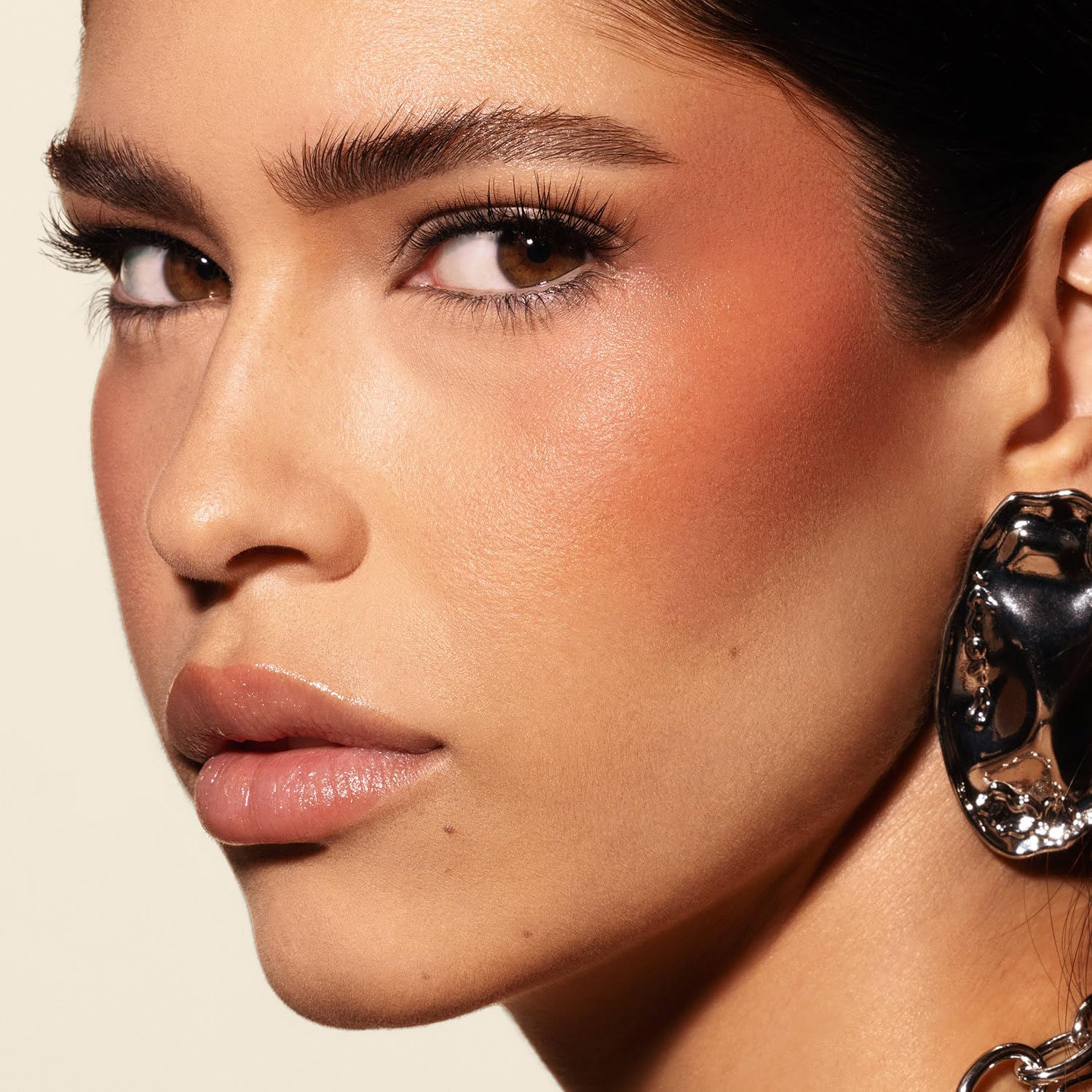 Morphe Hot Shot Blush Drops - Hydrating, Buildable Liquid Blush For Cheeks With Niacinamide And Antioxidants- Buildable, Waterweight Formula For A Natural Finish - Natural Heat (0.5 Fl Oz) : Beauty & Personal Care