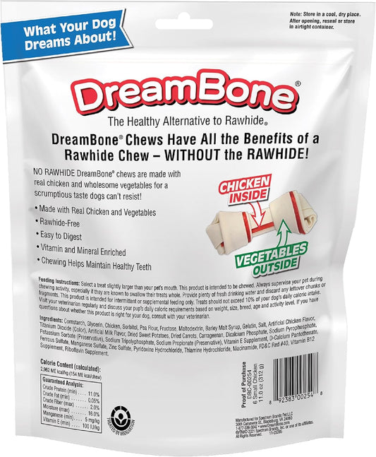 Dreambone Small Chews, Treat Your Dog To A Chew Made With Real Meat And Vegetables