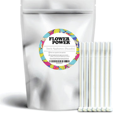 Flower Power Vaginal Suppository Applicators - Vaginal Suppository Applicator Pack for Boric Acid Suppositories Capsules - 7 pcs