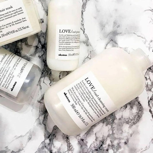 Davines Love Curl Cleansing Cream, All In One Shampoo And Conditioner, Soften And Hydrate Wavy And Curly Hair, 16.9 Fl. Oz