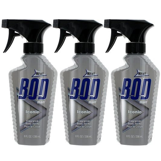 Parfums De Coeur Bod Man Iconic Fragrance Body Spray For Men 8 Oz (3) : Beauty & Personal Care