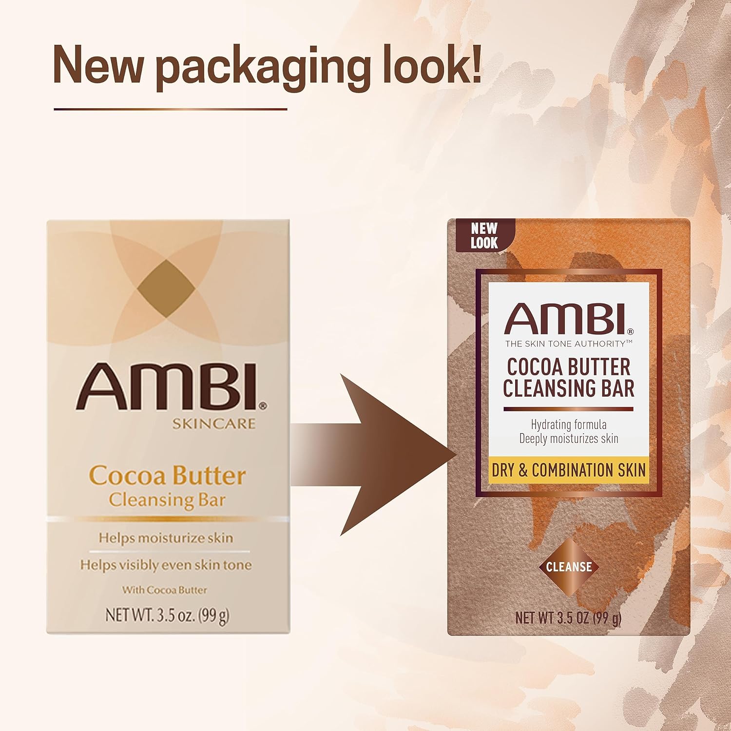 Ambi Cocoa Butter Cleansing Bar, 3.5 Ounce : Beauty & Personal Care