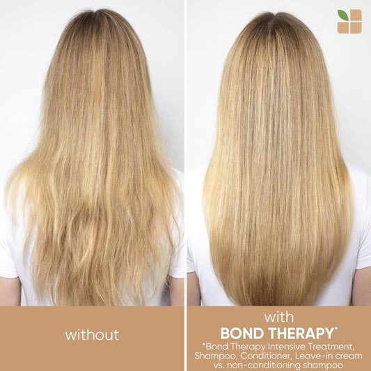 Biolage Bond Therapy Smoothing Leave-In Cream | Builds Bonds & Deeply Conditions | Paraben & Sulfate-Free | Vegan | Salon Professional Treatment | Cruelty-Free | Bonding