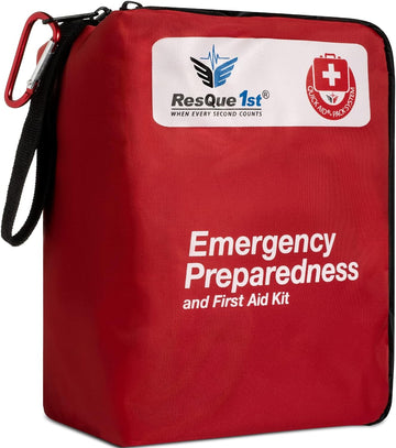 First Aid Kit for Home and First Aid Kit for Car - Travel First Aid Kit and Camping Gear - Travel Size Hiking First Aid Kit and First Aid Bag - Emergency Preparedness Items and First Aid Kit Survival