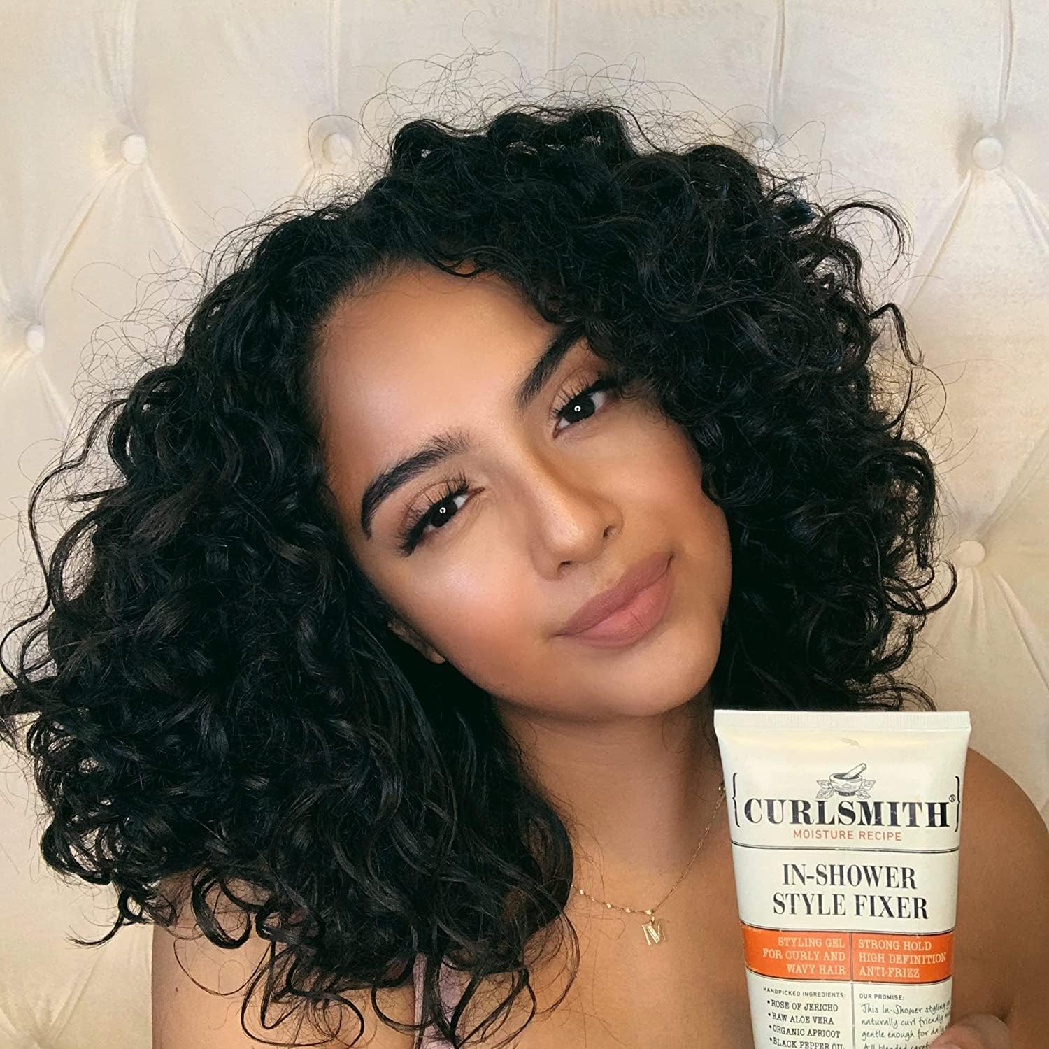 Curlsmith - In-Shower Style Fixer - Vegan Extreme Hold Styling Gel For Dry, Wavy, Curly Or Coily Hair (237Ml)