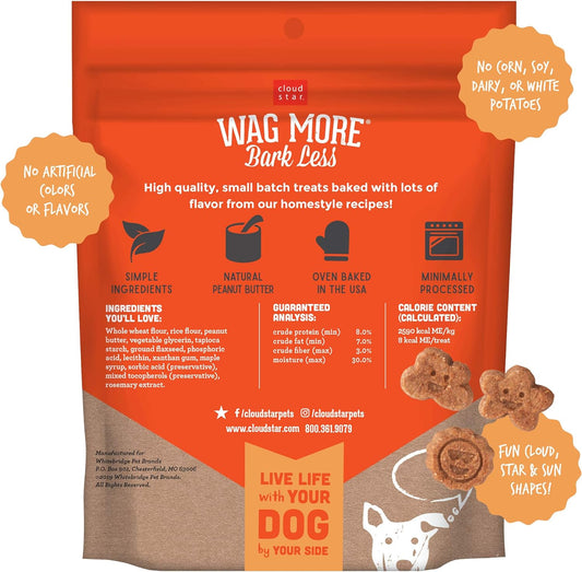 Cloud Star Wagcloud Star Wag More Bark Less Original Soft & Chewy Dog Treats, Corn & Soy Free, Baked In Usa More Bark Less Original Soft & Chewy Dog Treats