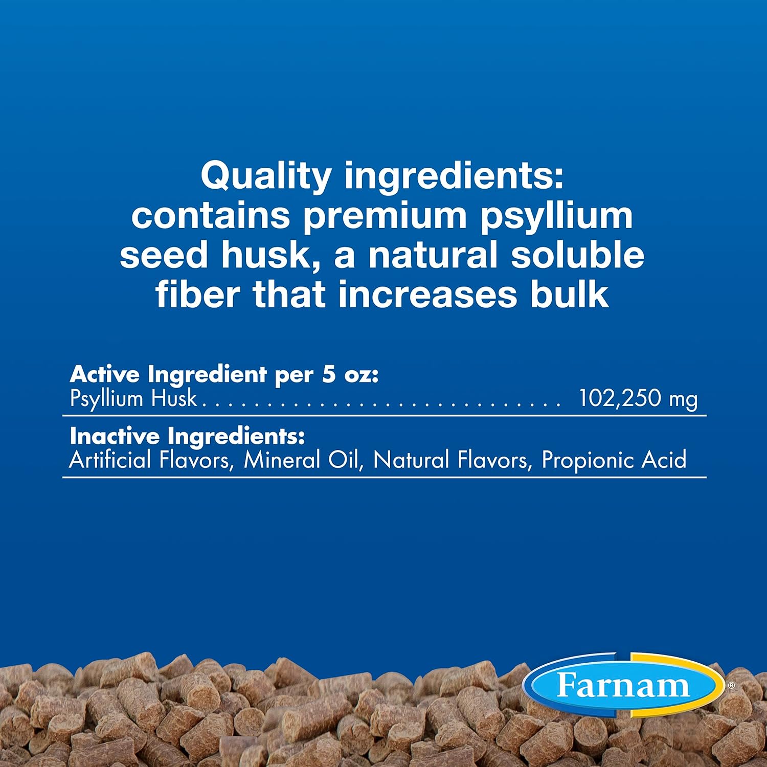 Farnam Sandclear Psyllium Crumbles Supplement For Horses, Helps Remove Sand From Colon & Supports Digestive Health, Apple/Molasses Flavor, 3 Lbs. : Horse Nutritional Supplements And Remedies : Pet Supplies