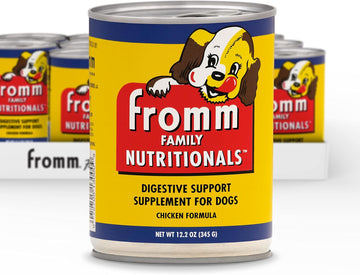 Fromm Family Nutritionals - Digestive Support Supplement For Dogs - Chicken Recipe - Case Of 12 Cans