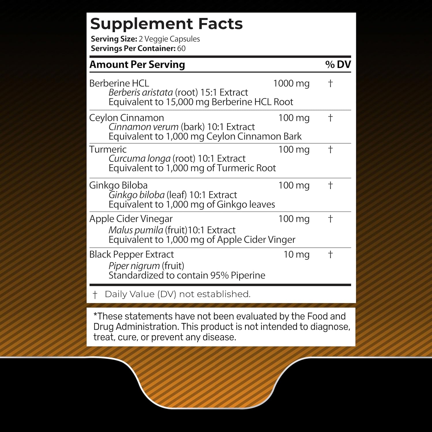 Berberine Supplement 15,000Mg - Berberine With Ceylon Cinnamon, Overall Wellness Support Capsules - 120 Capsules