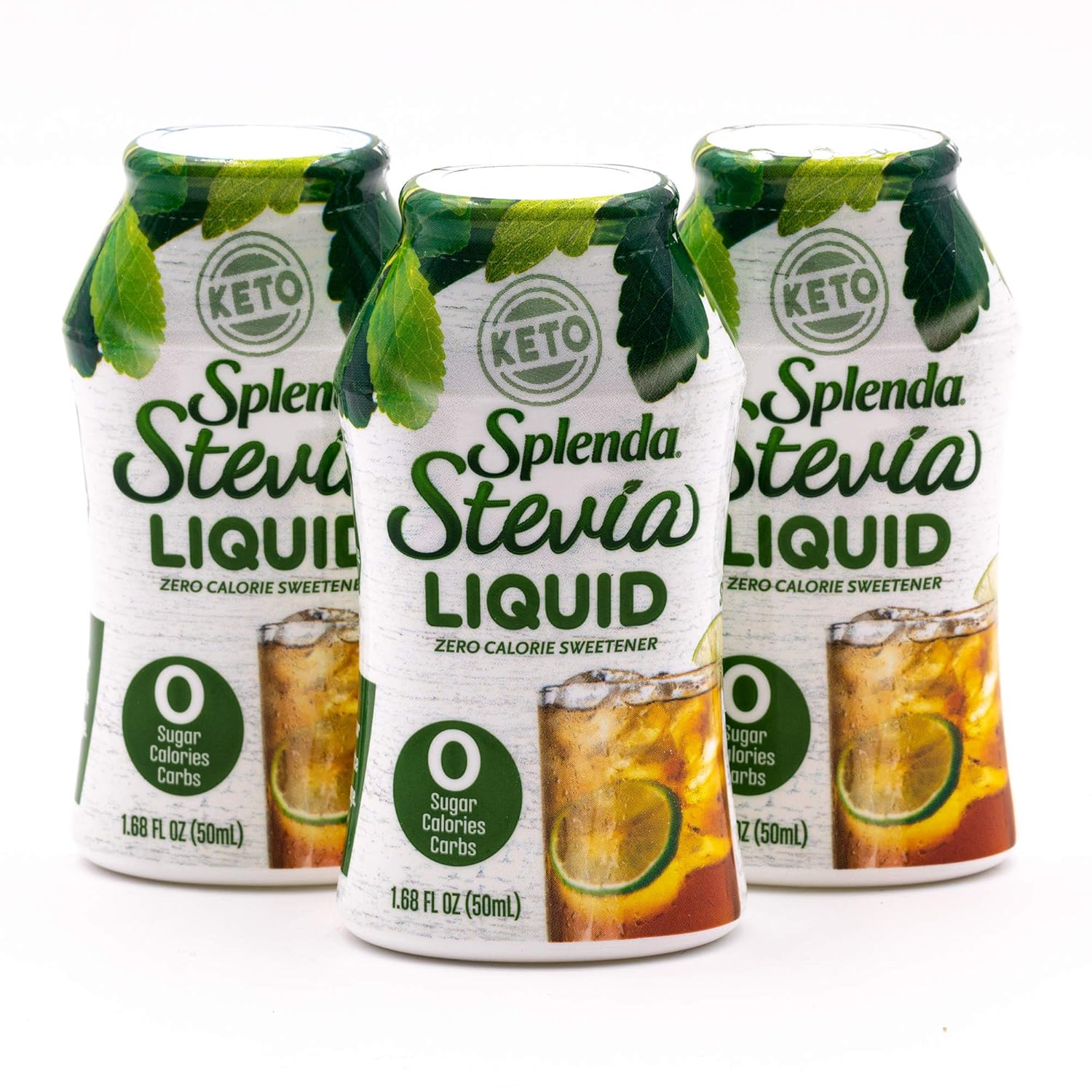 Splenda Stevia Liquid Zero Calorie Sweetener Drops, 1.68 Fl Oz Bottle (Pack Of 3) (Packaging May Vary)