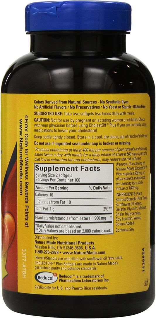 Nature Made Cholest-Off Plus, 210 Softgels