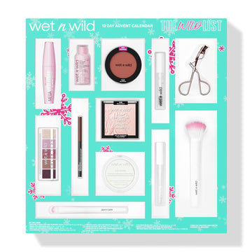 Wet N Wild The Wild List Advent Calendar | 12 Piece Holiday Gift Sets