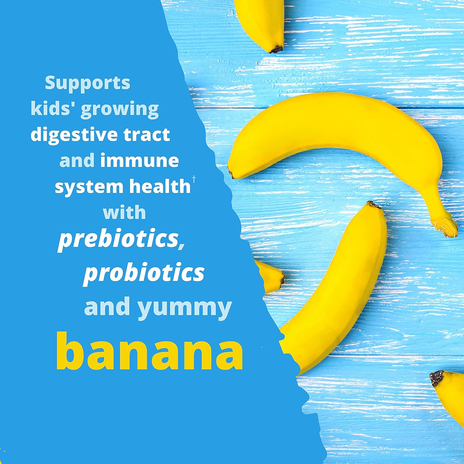 Garden of Life Whole Food Primal Defense HSO Probiotic Formula Kids Dietary Supplement Vegetarian Powder, Banana, 2.