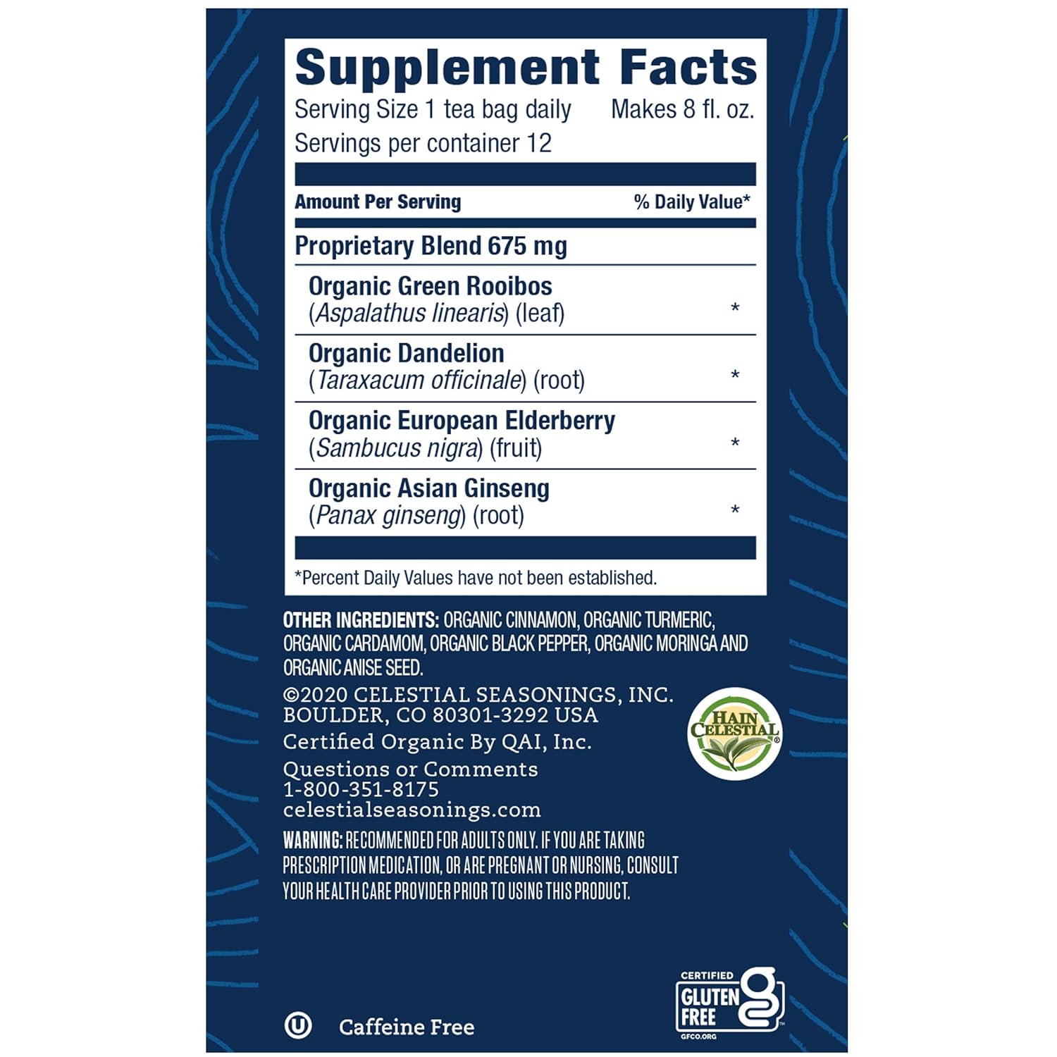 Celestial Seasonings Teawell Herbal Tea, Daily Wellness, Organic Turmeric Spice, 12 Count (Pack Of 6) (Packaging May Vary)