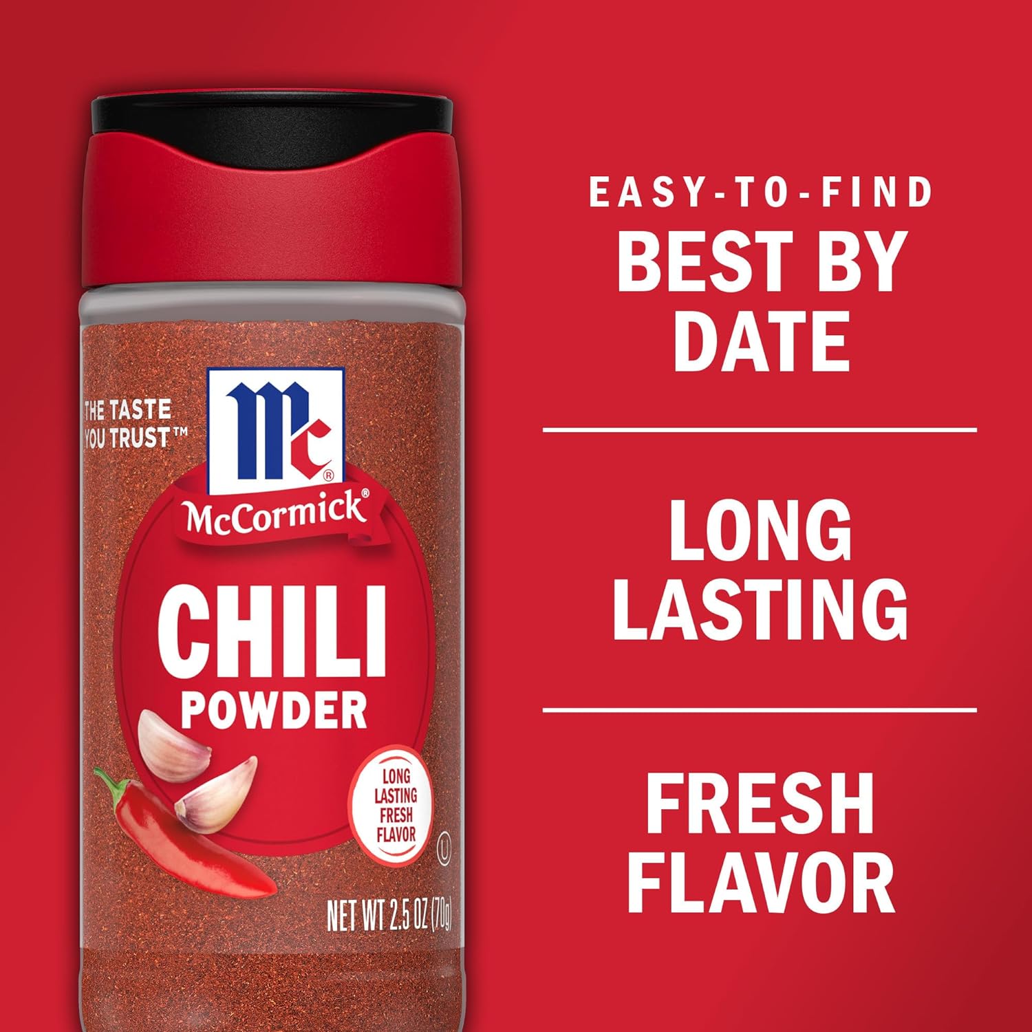 McCormick Chili Powder, 2.5 oz (Pack of 6) : Everything Else