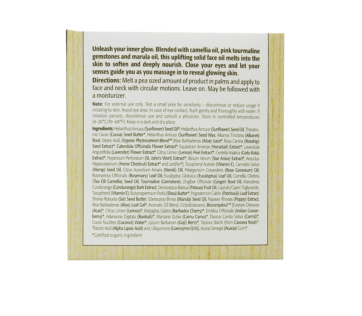 Eminence Camellia Glow Solid Face Oil, 1 Ounce : Beauty & Personal Care