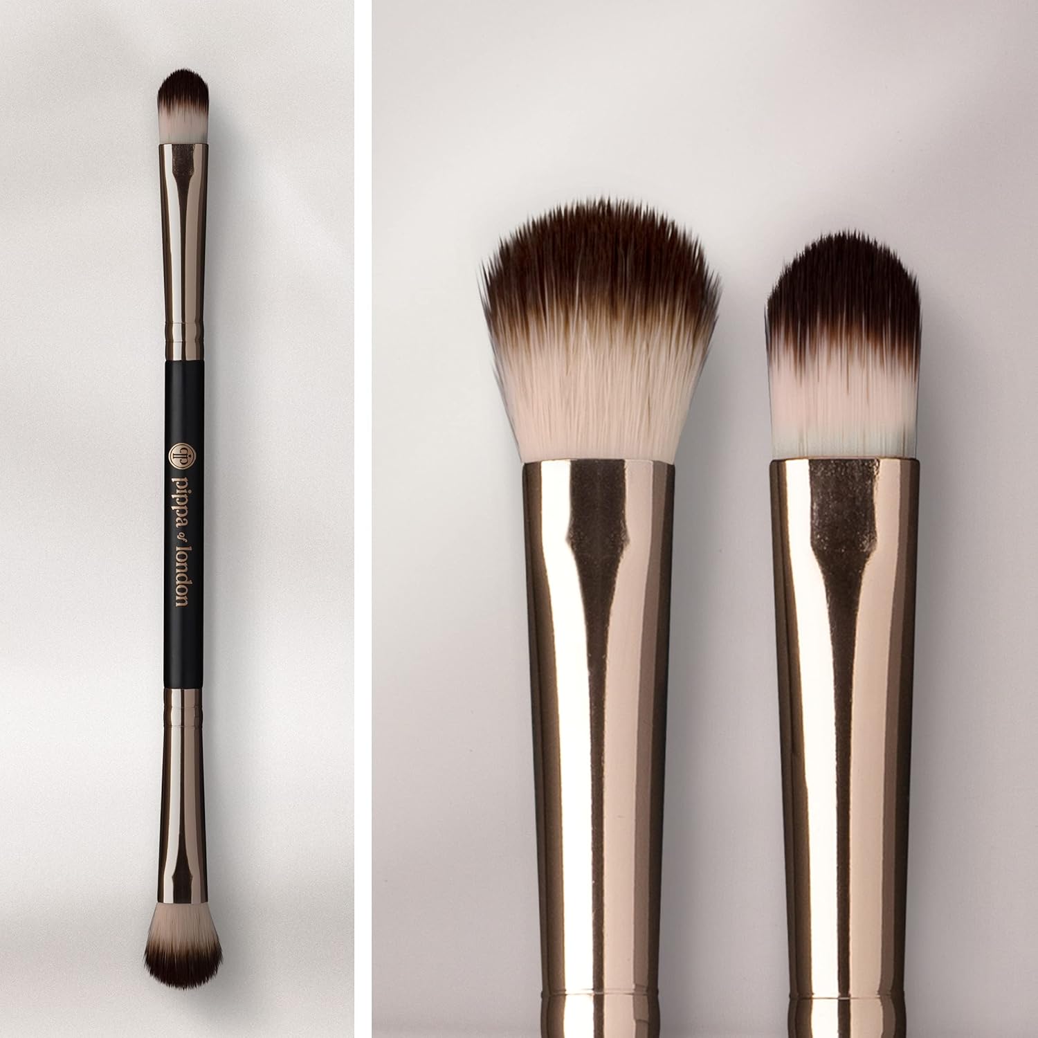 Pippa Of London Studio Fx Duet Blending & Concealer Brush 787 - Cruelty Free Make Up Brush