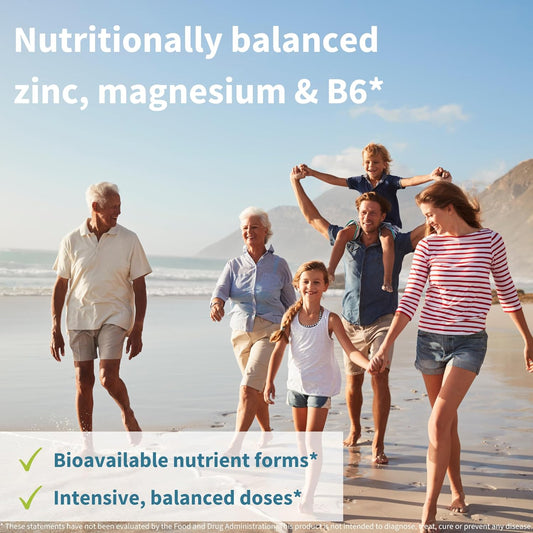 Neurobalance, High Absorption Zinc Magnesium B6 Supplement, Non-Gmo Brain, Sleep & Immune, Chelated Zinc Picolinate 24Mg, Oxide-Free Magnesium & Vitamin B6, 120 Tablets, By Igennus