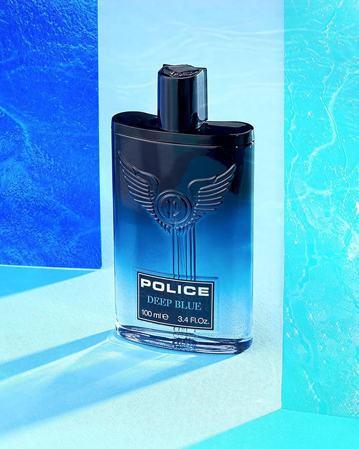 Police Deep Blue By Police - Fragrance For Men - Bold, Refreshing Scent - Top Notes Of Bergamot And Black Pepper - Middle Notes Of Orange Blossom And Nutmeg - Base Notes Of Vanilla - 3.4 Oz Edt Spray : Beauty & Personal Care