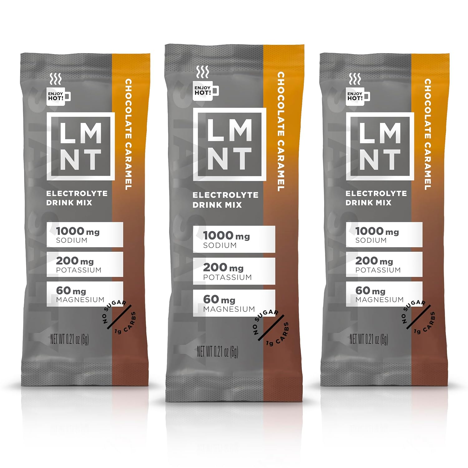 LMNT Hot Chocolate and Coffee Mixer - Chocolate Caramel Salt Electroly