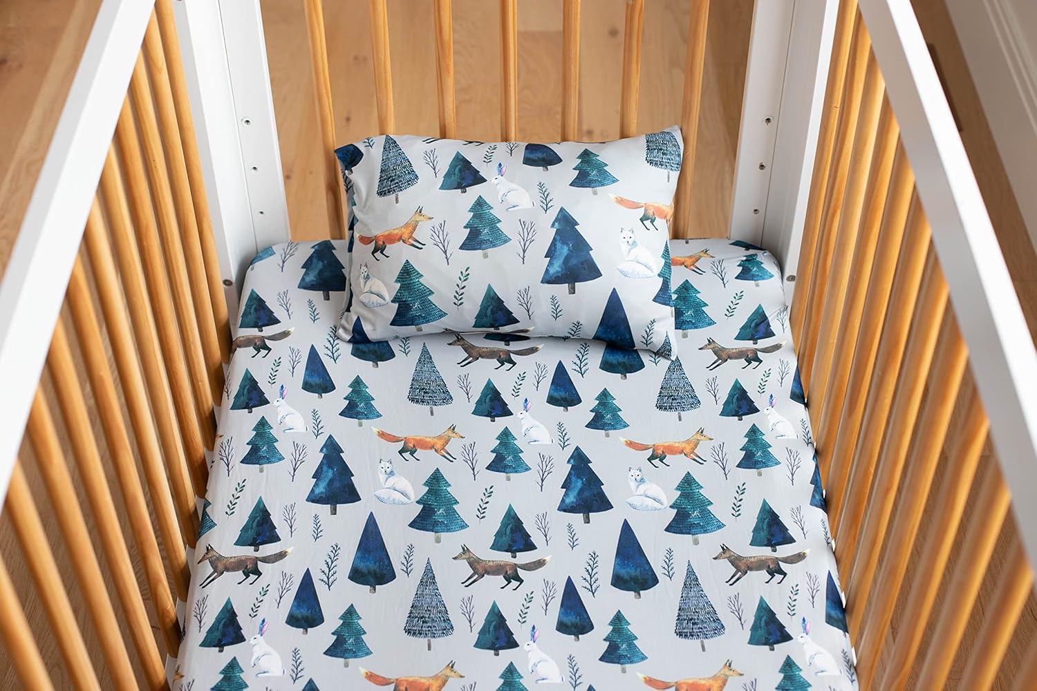 Pobibaby - 2 Pack Premium Toddler Pillowcase - Ultra Soft Jersey Knit - Crib Pillow, Kids Pillow, Travel Pillow Case Cover (Magical)