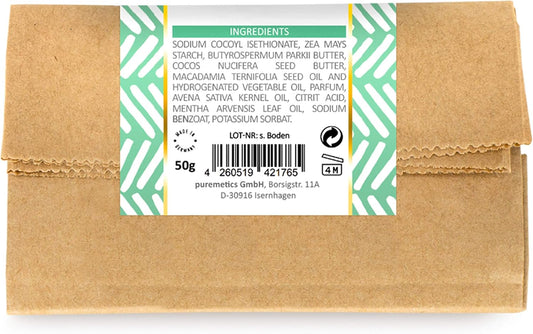 Puremetics Coconut Mint Shampoo Powder (For Fine And Weak Hair)