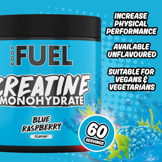 Applied Nutrition Bodyfuel Creatine Monohydrate Powder, Increases High-Intensity Physical Performance, Unflavoured (300G - 60 Servings)