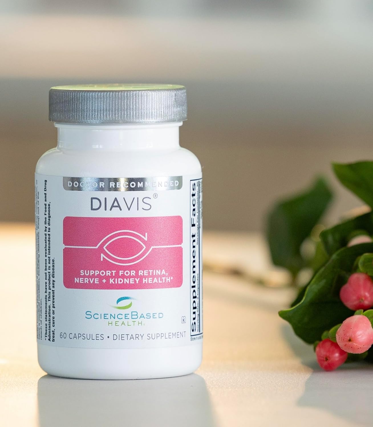 Diavis – Retinal & Nerve Health Supplement – With Benfotiamine, Curcumin, Resveratrol & Grape Extract – Supports Circulation, Oxidative Stress & Kidney Function – 60 Capsules : Health & Household
