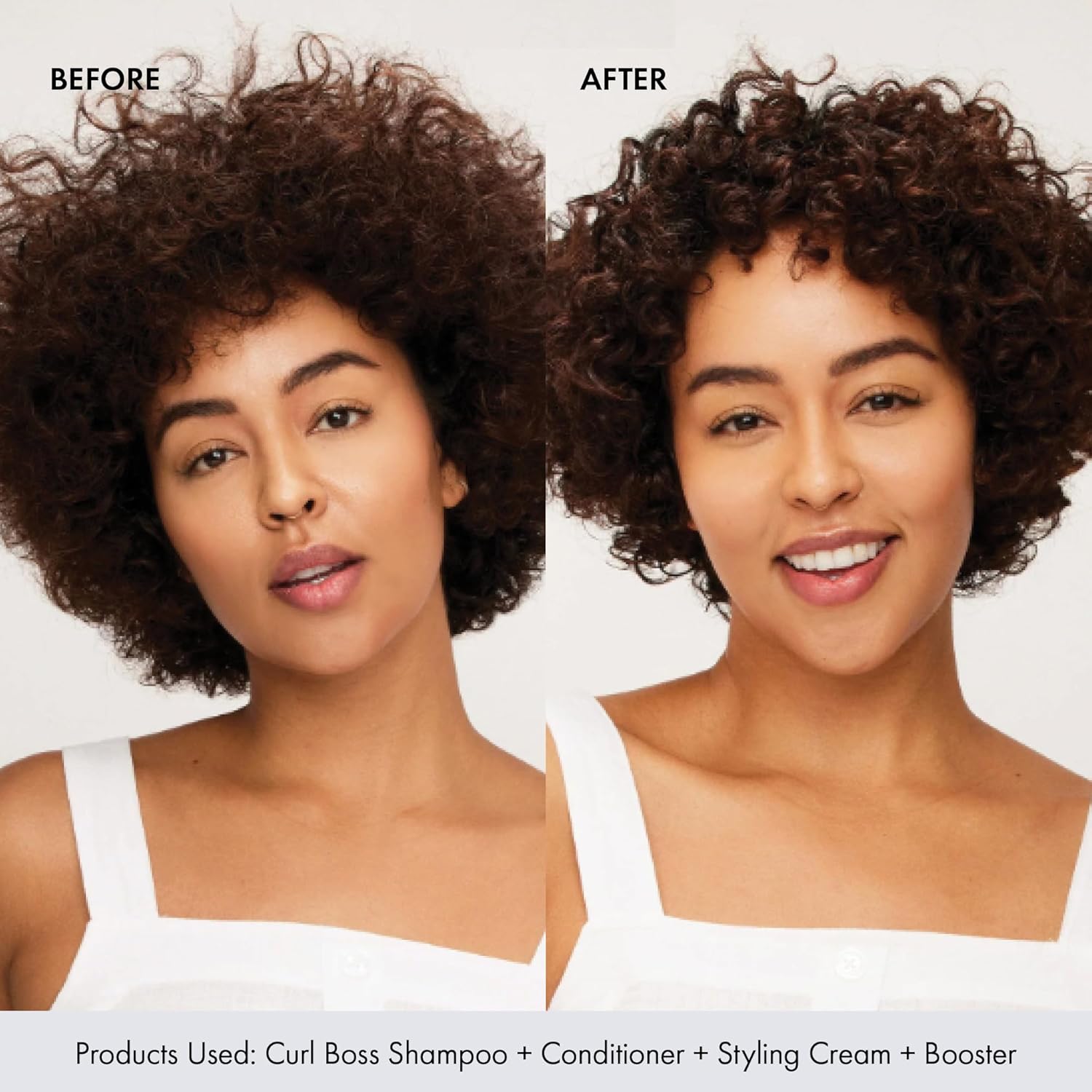 Bondiboost Curl Boss Curl Booster Leave-In Spray - Silicone-Free, Aloe-Based Mist For Reviving & Refreshing Natural Curl Patterns, Taming Frizz & Boosting Shine - Vegan & Cruelty-Free, 150Ml