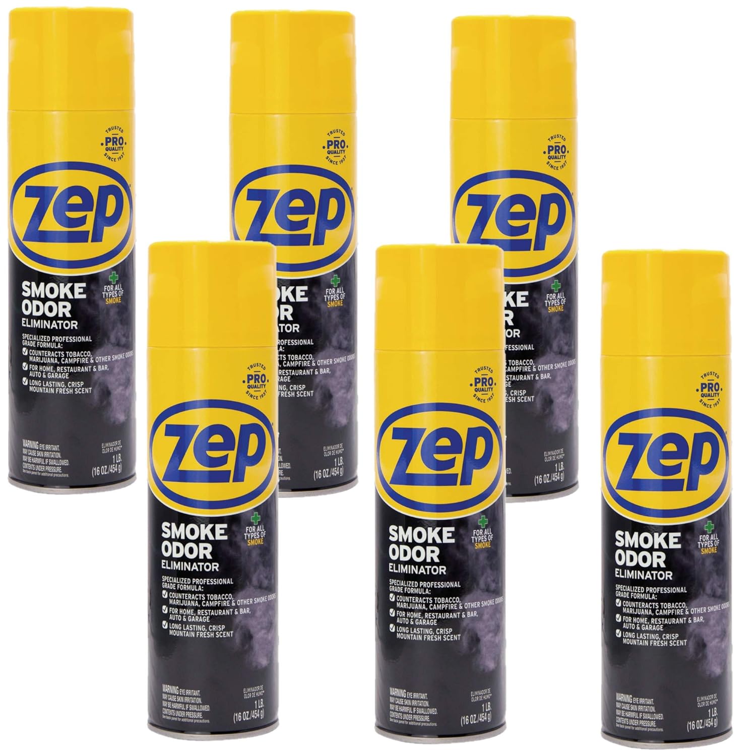 Zep Commercial Smoke Odor Eliminator 16 Ounce - 6-Pack : Health & Household