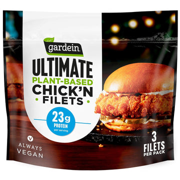 Gardein Ultimate Plant-Based Chick'n Filets, Vegan, Frozen, 15 oz