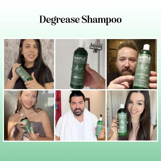 Clarifying Shampoo For Build Up And Oily Hair - Deep Cleansing Shampoo With Rosemary - Refreshing Lemon For Greasy Hair & Jojoba Oil For Scalp Cleanser - Anti Residue Shampoo For Healthy Scalp - 32 Oz