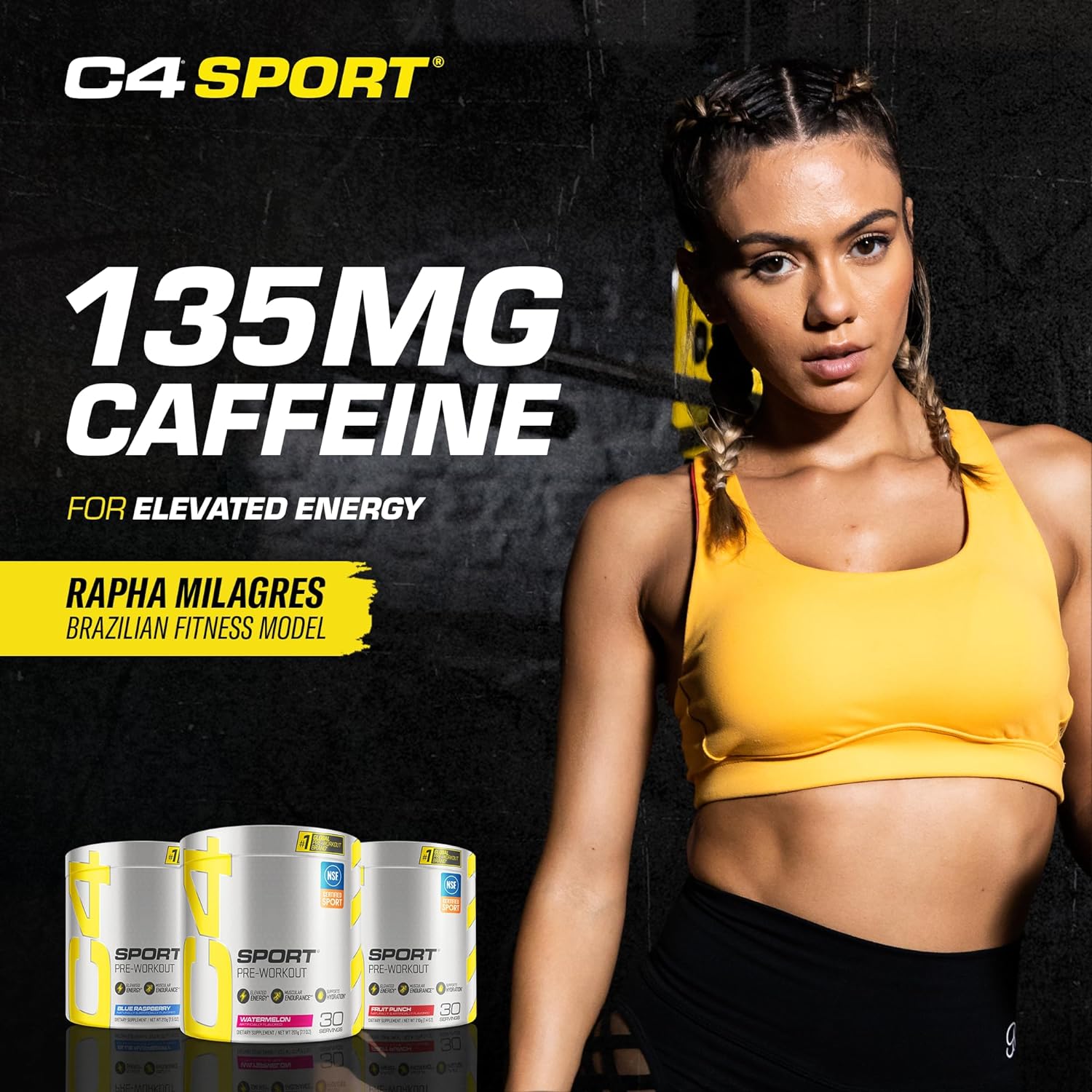 Cellucor C4 Sport Pre Workout Powder Fruit Punch - NSF Certified for Sport | 30 Servings, Packaging may vary. : Health & Household