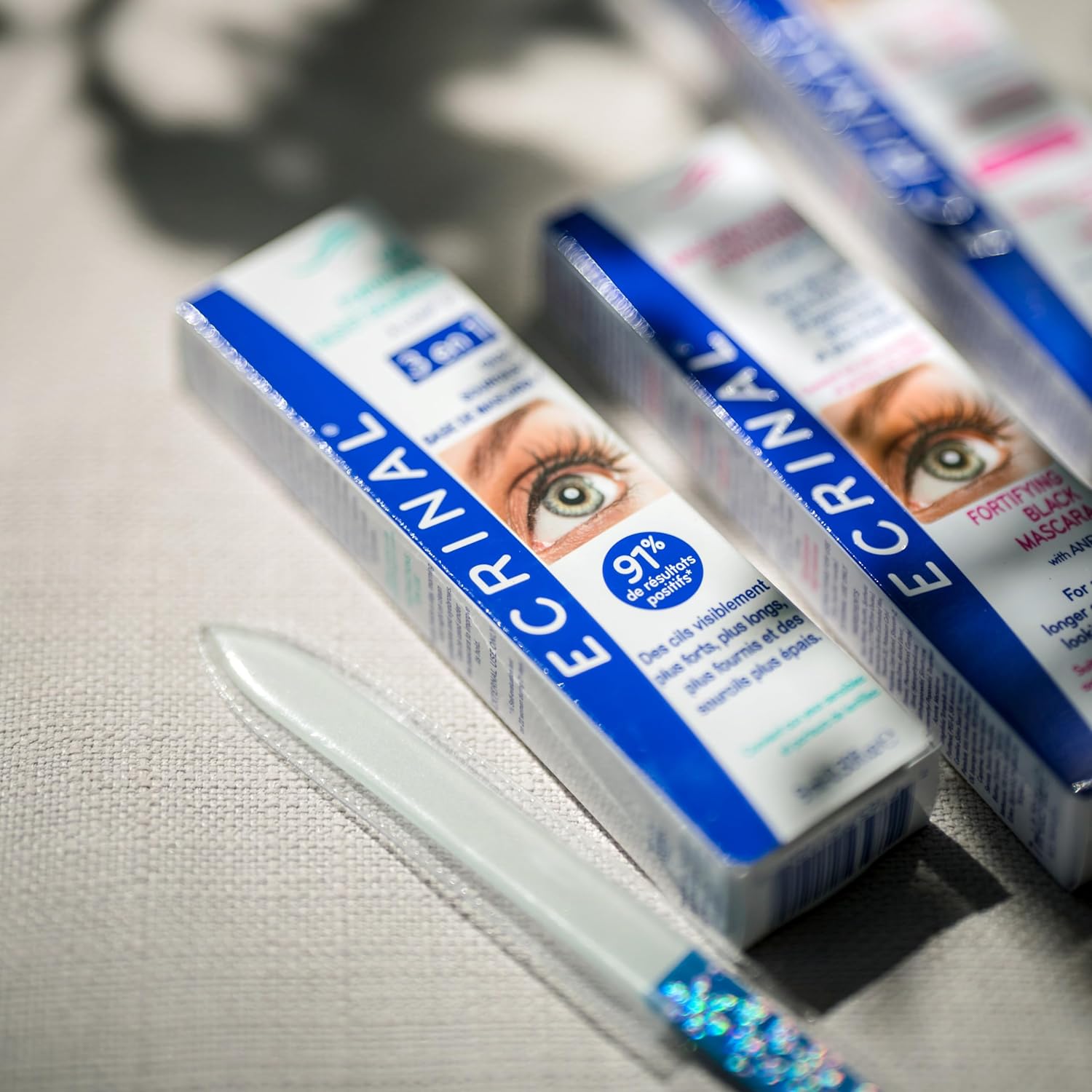 Ecrinal Anp2+ Strengthening Lash Gel - 3 In 1 Eyelash And Eyebrow Serum For Fuller, Thicker, Stronger Lashes, Eye Brow Clear Gel, Mascara Base, Suitable For Sensitive Eyes & Contact Lens Wearers, 9Ml : Beauty & Personal Care