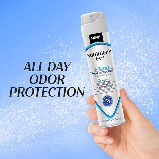 Summer'S Eve, Ultimate Odor Control, Feminine Spray For Odor Protection, Talc-Free, Absorbs Moisture, 2 Oz