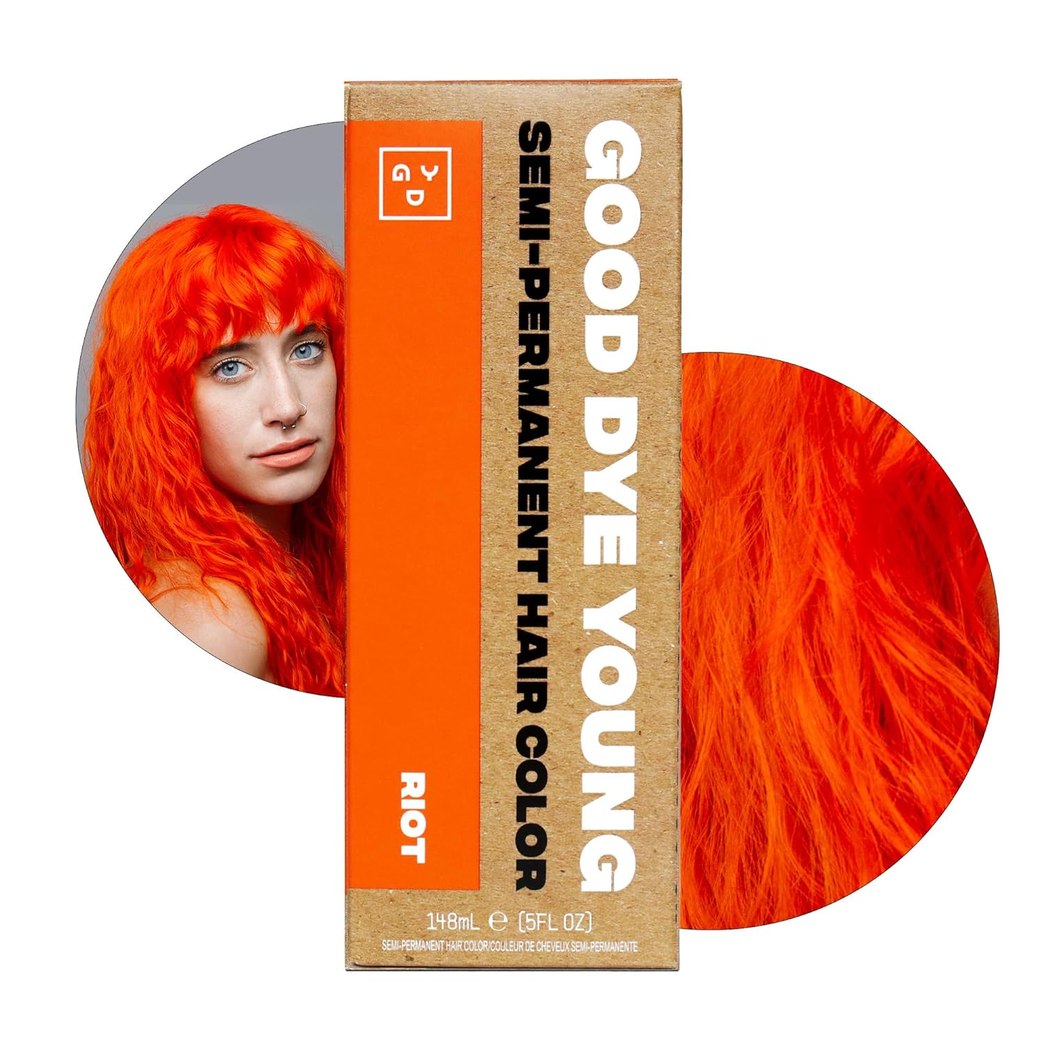 Good Dye Young Semi-Permanent Hair Color, Vegan And Cruelty-Free Green Hair Dye, Last Up To 24 Washes, Non-Damaging Conditioning Hair Color (5Fl Oz, Move Mountains)